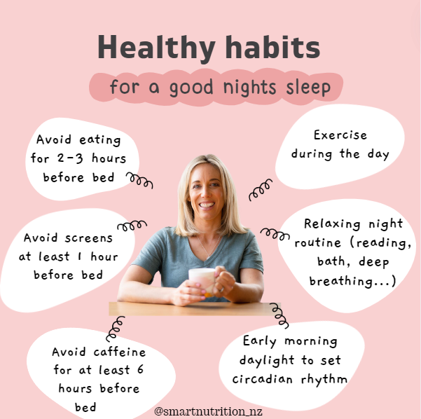 Healthy habits for a good nights sleep